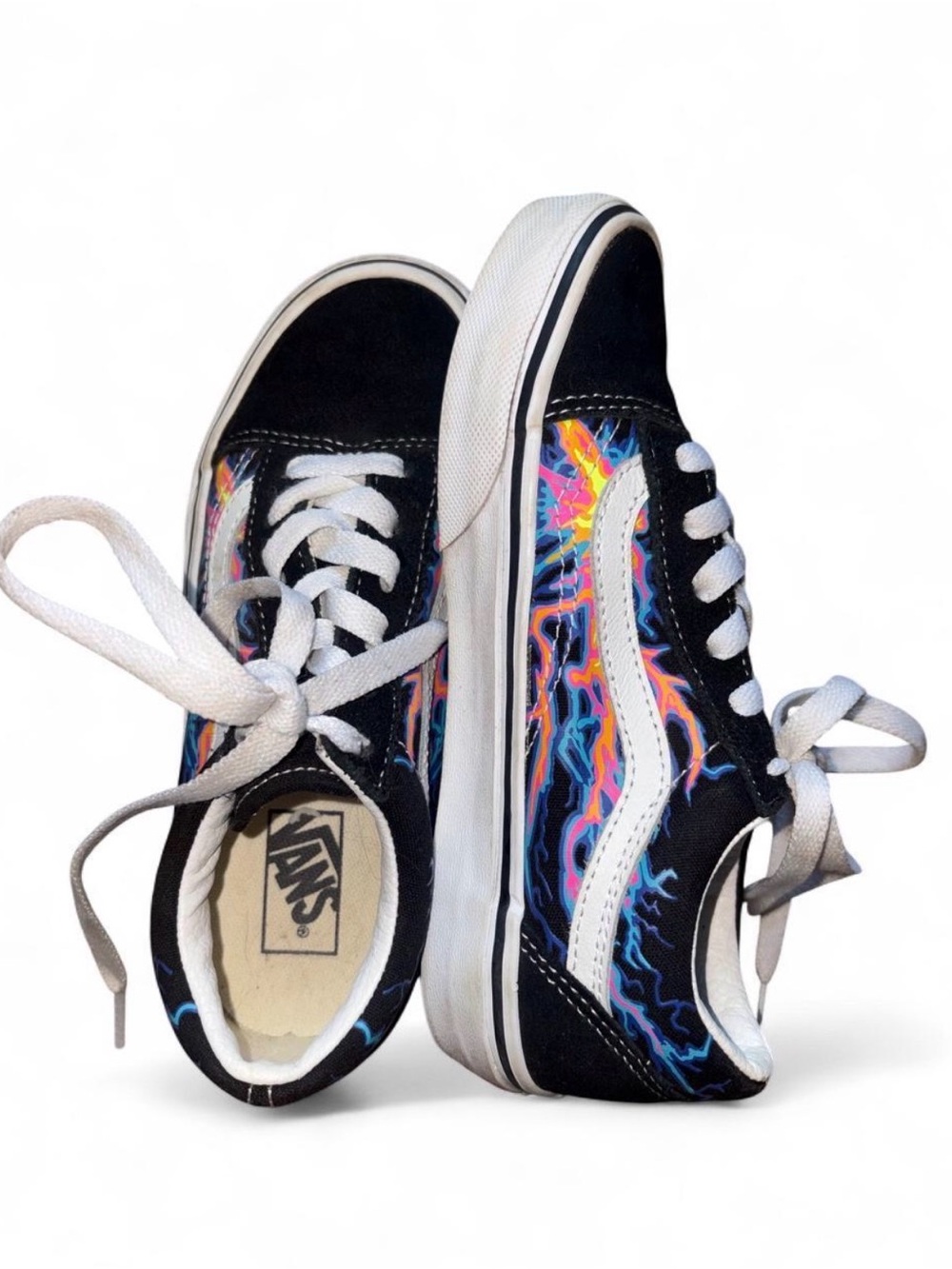 Vans Old Skool Electric Sneakers Size Youth 2